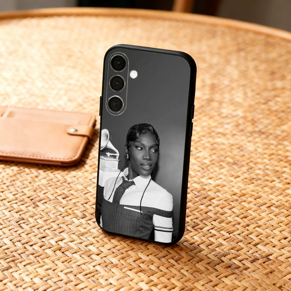 Rapper D-Doechii Phone Case For Samsung A73,72,71,53,52,51,22,91,80, Soft Black Cover