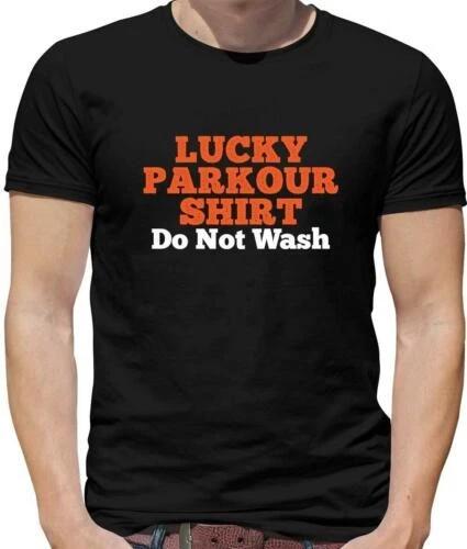 Lucky Parkour Shirt - Do Not Wash Mens T-Shirt - Free Running - PK - free Run S