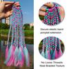 Children's Rainbow Dreadlock Ponytail Braids Hair Tie