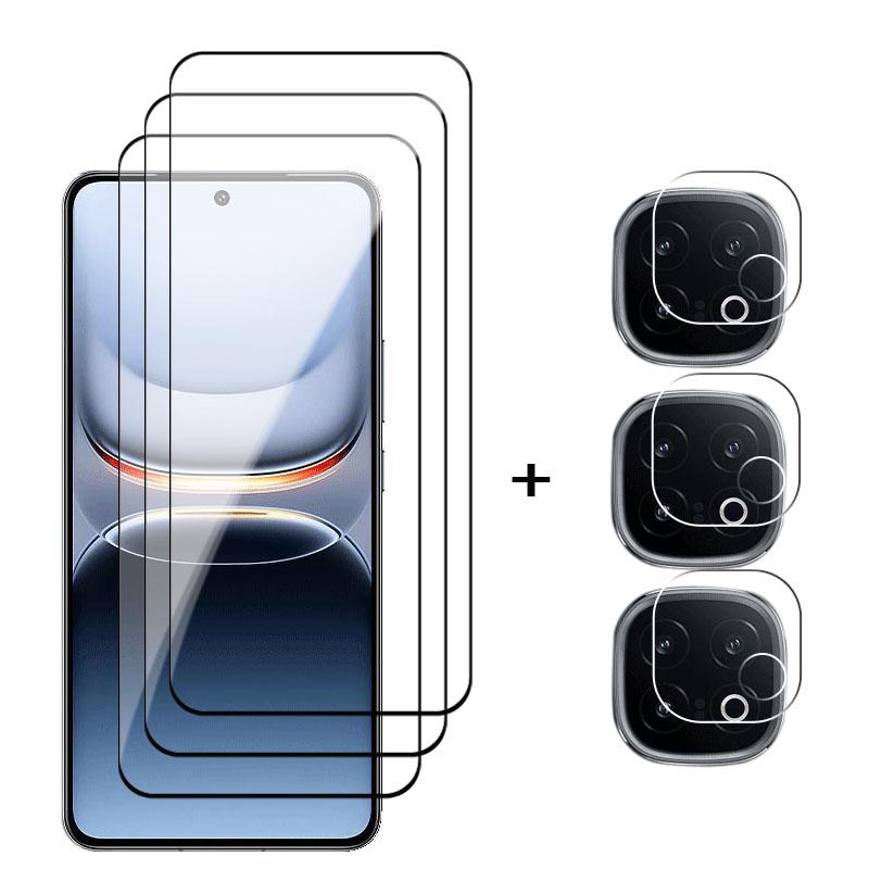 6in1 Glass For iQOO 15 Full Cover Tempered Glass iQOO 15 Screen Protector HD Protective Phone Lens Film For iQOO 15 Inch 6.85"