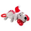 Santa Paws Multi Textured Christmas Dog Squeak Toy