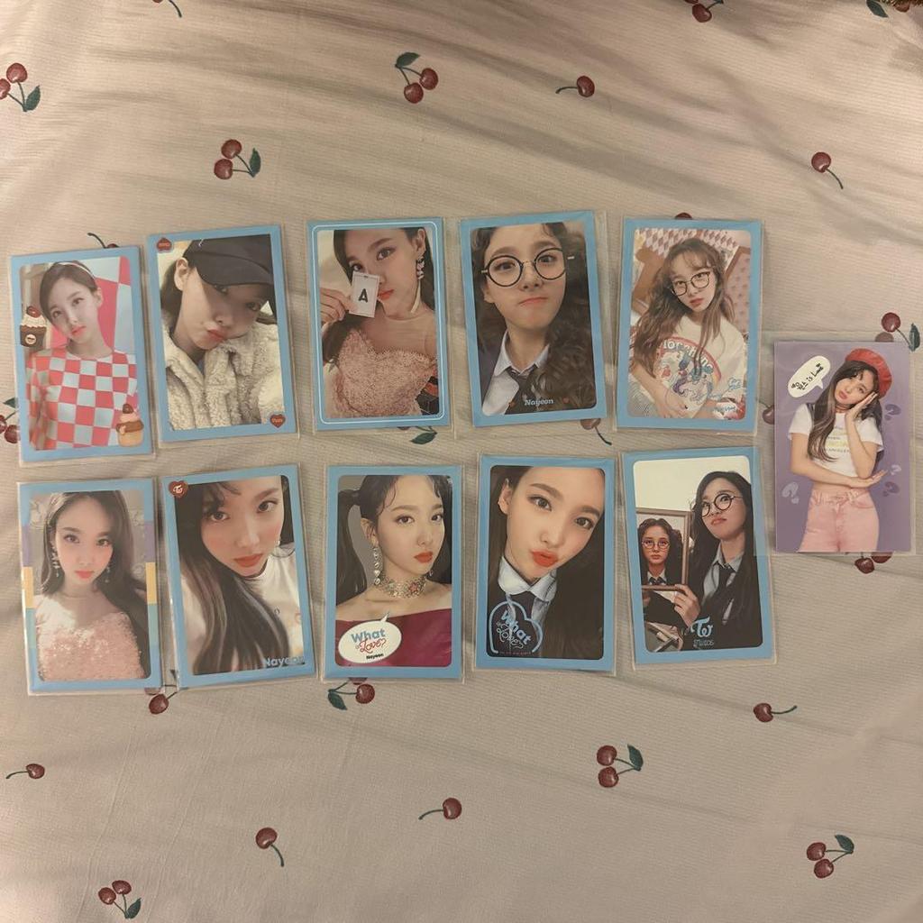 [USED] Twice Nayeon Trading Card What's Love Complete Set