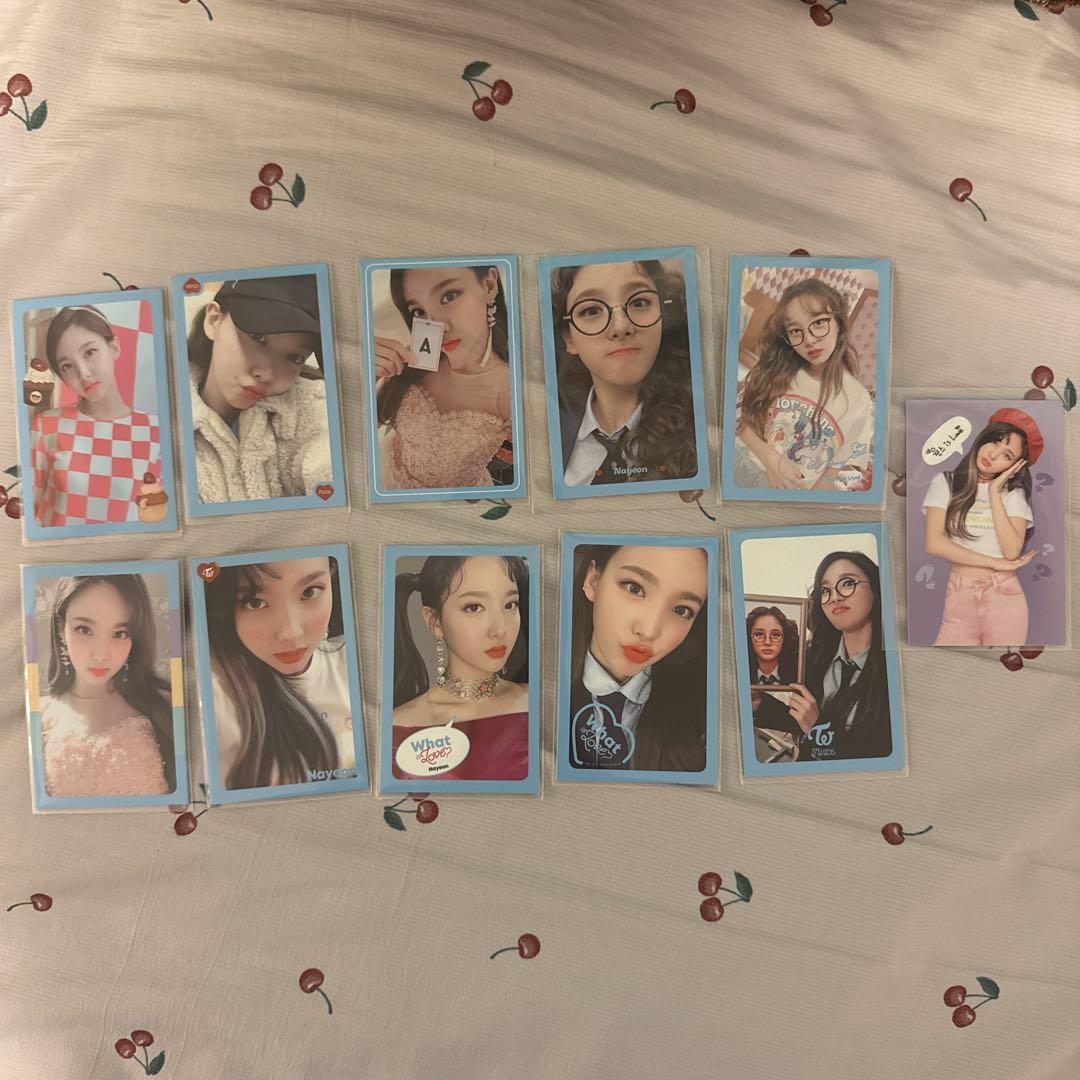 

[USED] Twice Nayeon trading card What s Love complete set