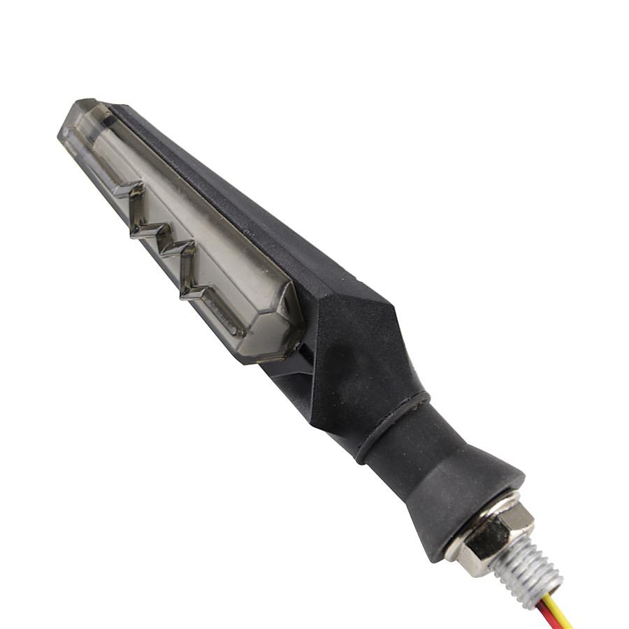 2PCS Turn Signal Flowing Water Indicator Lamp Blinker Moto Waterproof TailLights