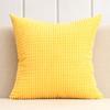 Corduroy Pillowcover Solid Color Thick Square Corn Grain Texture Cushion Covers Household Sofa Ornamental Throw Pillow Case 45*45Cm