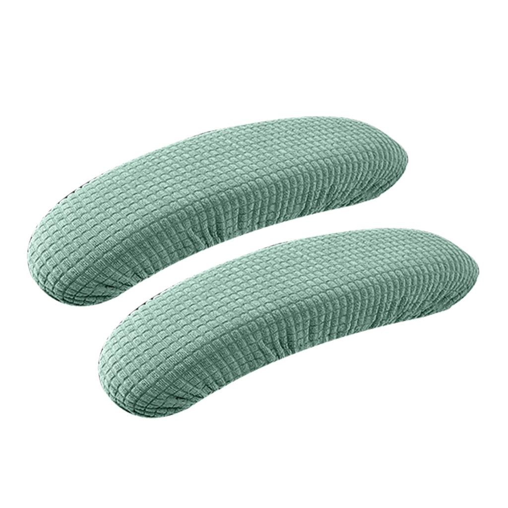 Pack of 2 Armrest Protectors with Elastic Band for Secure Installation on Various Office Chairs Providing