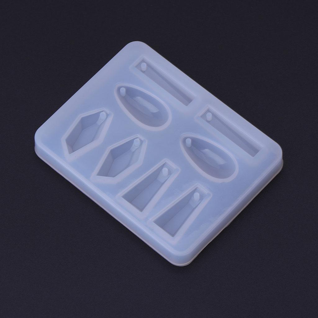 Multipurpose Earrings Resin Molds Pendant Eardrops Silicone Moulds for DIY Epoxy Resin Ornament Friend Lover Gifts