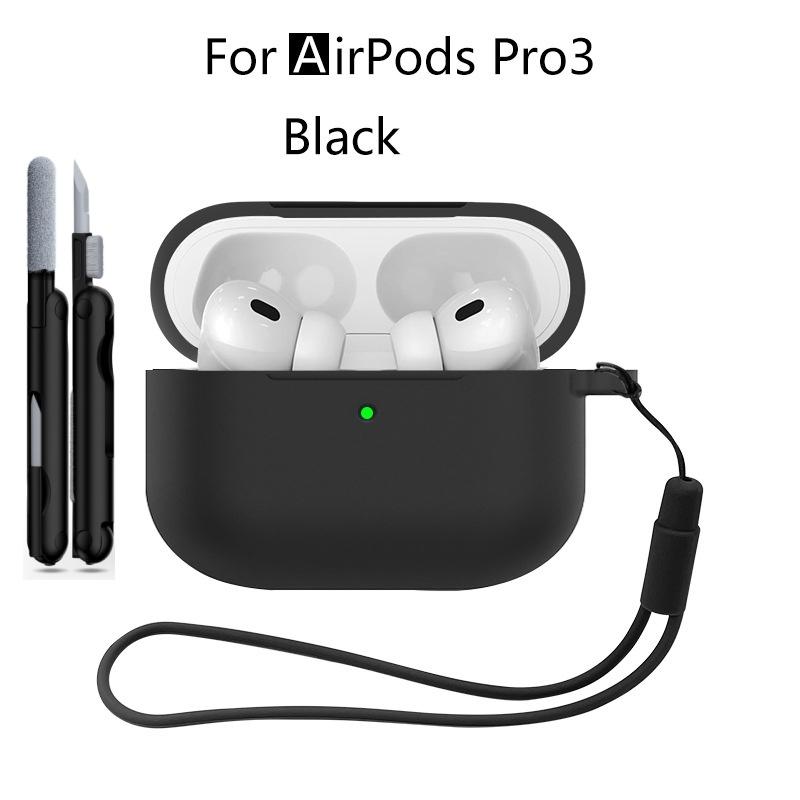 Protective Cover for AirPods Pro 3 Case Compatible with AirPods Pro 3rd Generation Case (2025) Silicone Case with Cleaning Kit