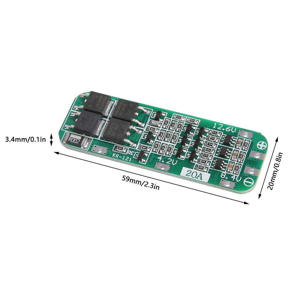 3S 12.6V 20A Lithium Battery  Board 18650  Cell  PCBAuto Recovery
