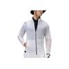 FILA Comfortable Stylish Elastic Soft Stand Collar Zip Design Long Sleeve Jacket Men jackets Jade-White A11M435702F-WT