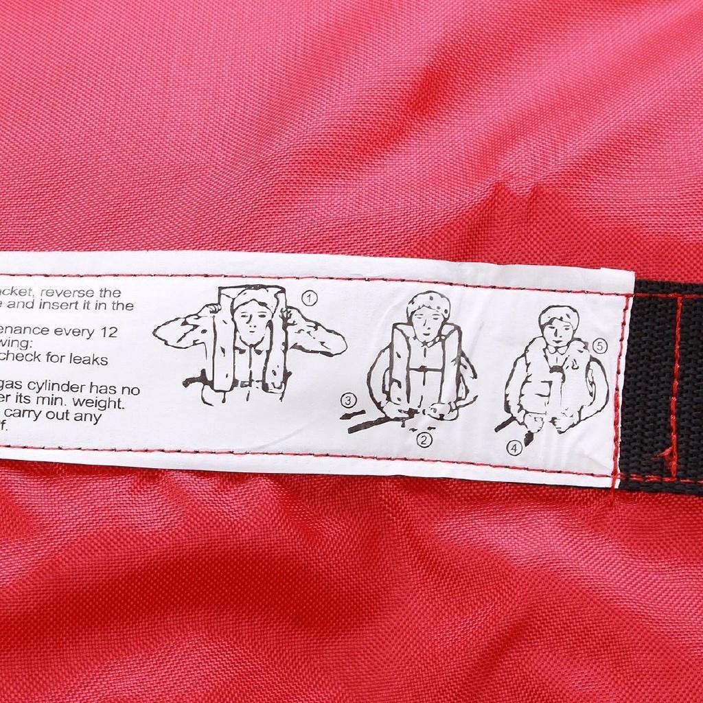 Jacket Life Inflatable Vest 150n Manual Automatic Sailing Boating Aid Buoyancy