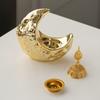 Light Luxury Moon-Shaped Incense Burner Sandalwood Incense Burner  Meditation Space
