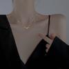 Geometric Irregular V-Shaped Necklace Women's Light Luxury Fashion Minimalist Trendy Versatile Collarbone Chain
