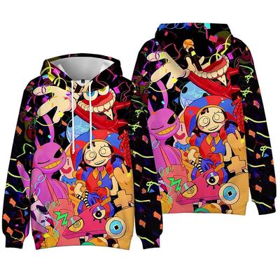 NEW Men Women Hoodie The Amazing Digital Circus Hoodies Anime Streetwear Harajuku Casual Printed Hooded Pullover Sweatshirts