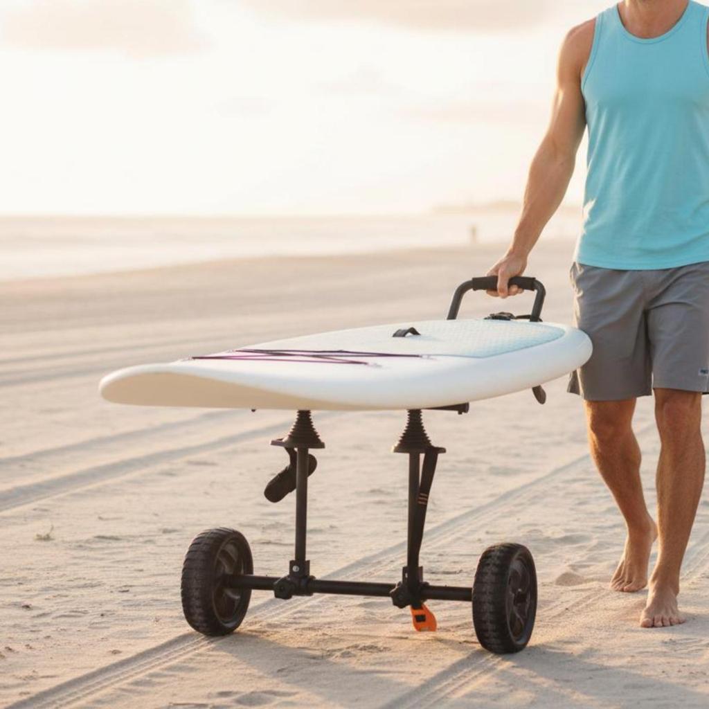 Adjustable Kayak Trolley Lightweight Carrier Easy Assembly