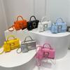 New Candy-colored Small Square Bag, Simple Retro Handbag, Trendy Small Hanging Bag, Crossbody Shoulder Women's Bag