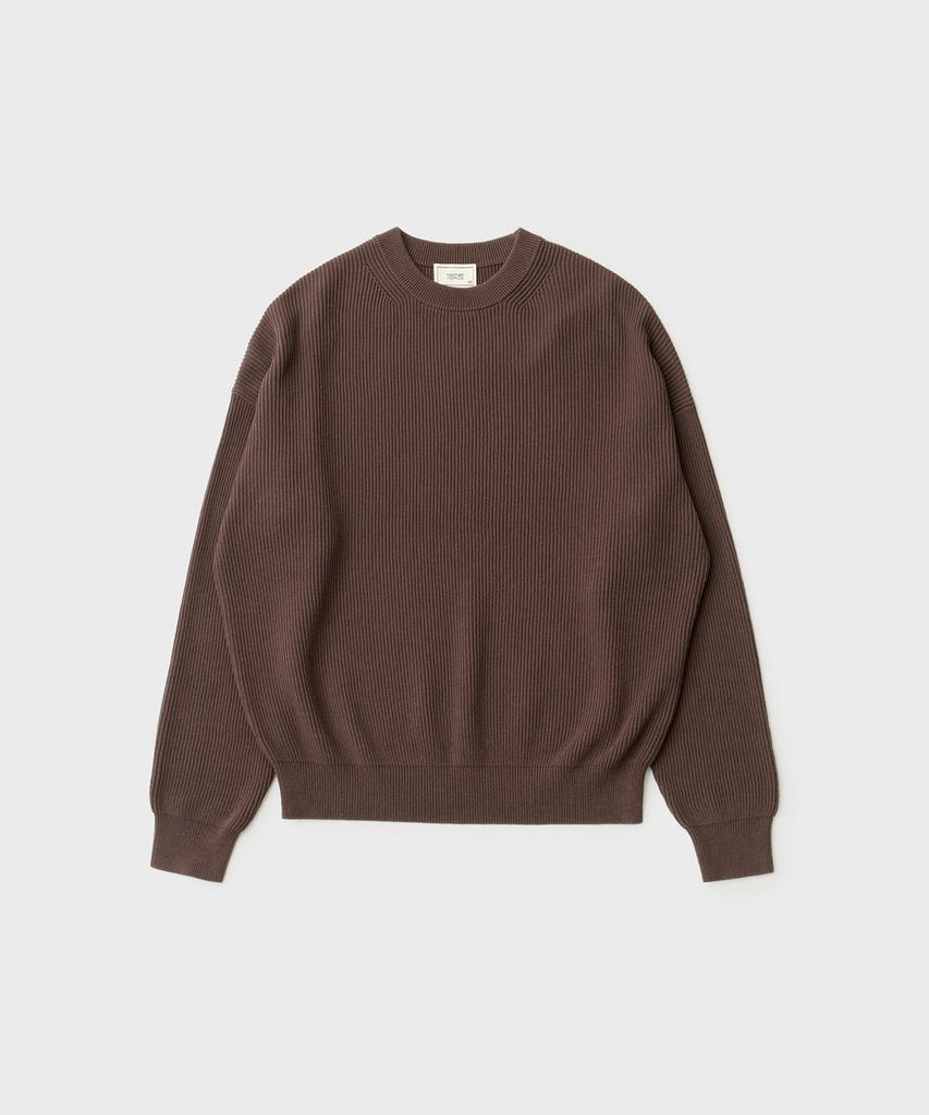 ANOTHER OFFICE Ordinary Knit-Pullover (Raisin)