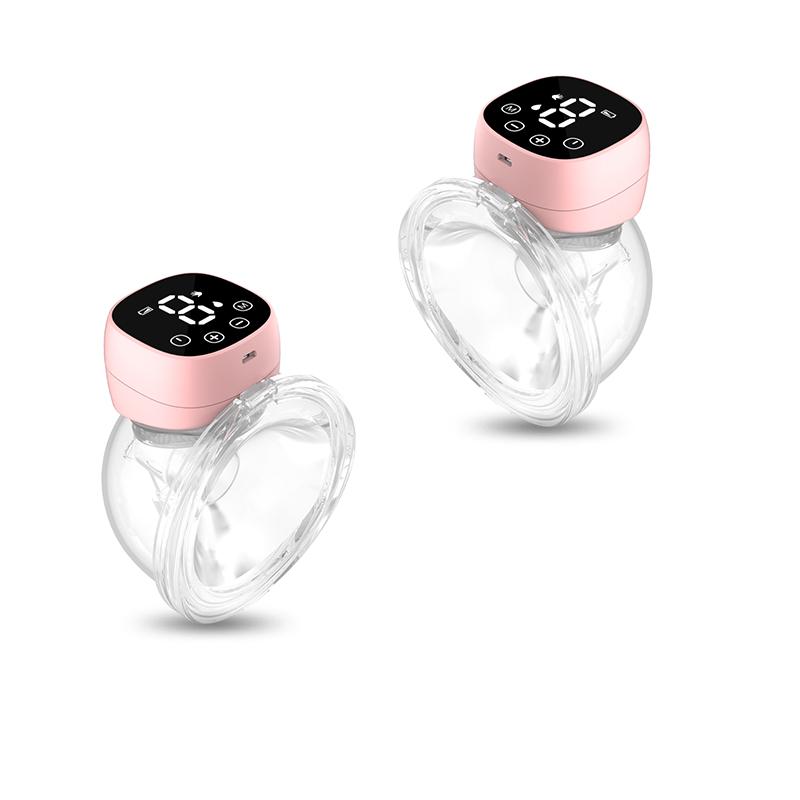 All-in-one Wireless Portable Electric Breast Pump with Strong Suction and Fully Automatic Milking Machine