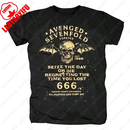 Harajuku Metalcore Rock Band Graphic Tee Vintage Heavy Metal Streetwear TShirt for Men Distressed Hip Hop Print Tshirt Tops