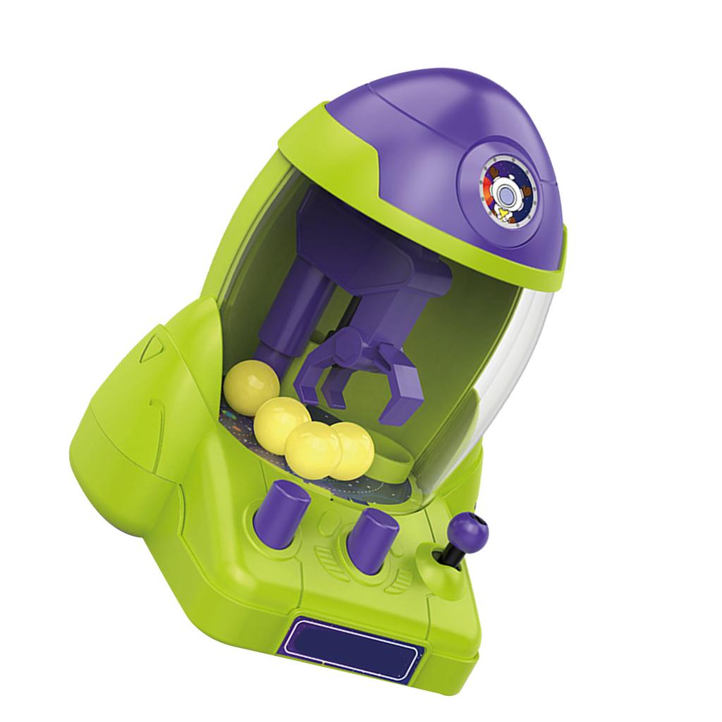 Mini Greifautomat für Kinder Ballpreis Süßigkeiten Greifautomat Verkaufsautomat Rakete Arcade-Spiel Spielzeug für Jungen