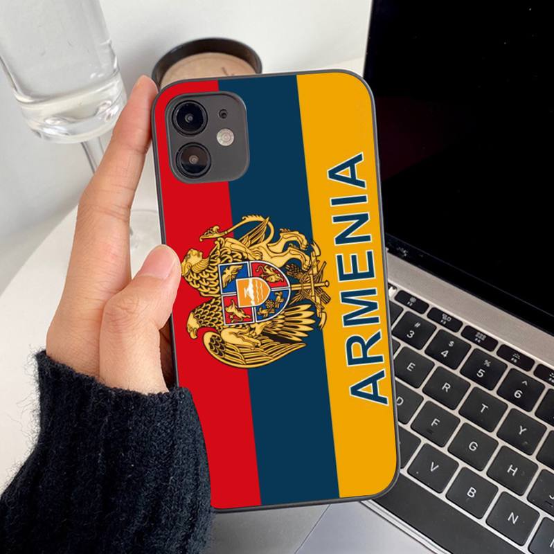 Armenia Armenians Flag Phone Case for Iphone 13 8 7 6S Plus X 5S SE 2020 XR 11 12 Mini Pro XS MAX