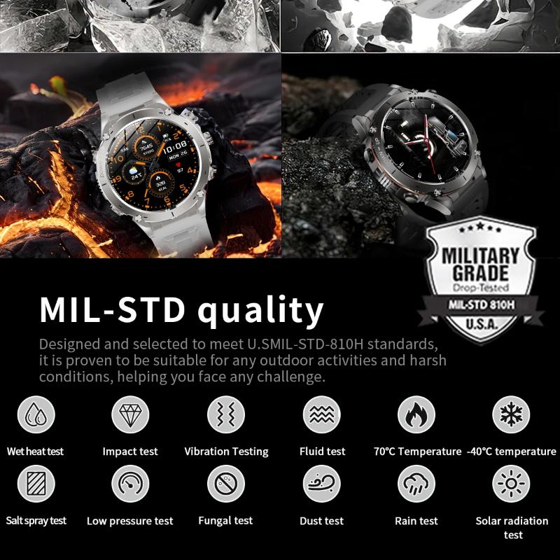 2025 Nové Dvoupásmové Satelitní GPS Chytré Hodinky Ultra HD AMOLED Displej Kompas 10ATM Vodotěsné Sportovní Chytrý Náramek Pánské Hodinky
