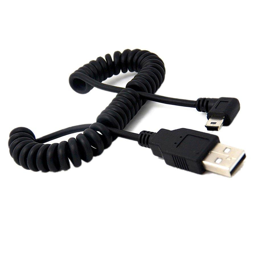 Computer Cables 1pcs Left Angle 90 Degree USB Mini B 5 Pin Male to Male Data Charging Adapter Cable 27cm Cable Length: 27cm, Color: Black Computer Cables 1pcs Left Angle 90 Degree USB Mini B 5 Pin Male to Male Data Charging Adapter Cable 27cm Cable Length: 27cm, Color: Black