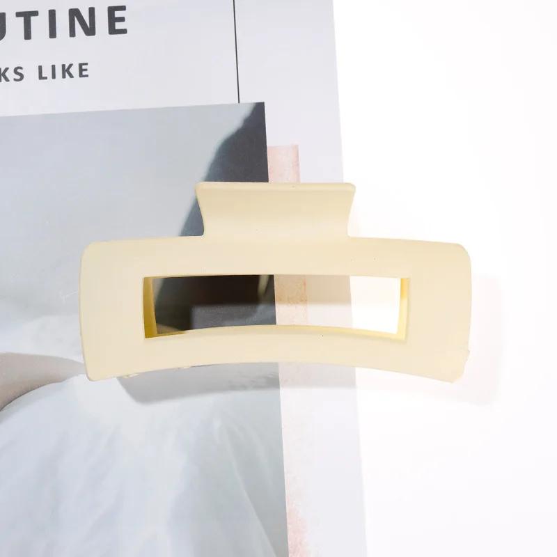 5 Zoll Extra Große Krallenklemmen für Dickes Haar und Langes Haar, 4er Pack XL Jumbo Krallenklemmen, Übergroße Matte Rutschfeste Rechteckige Haarspangen