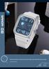 Sanda Astronaut Square Large Screen Unisex Multifunctional Watch with Detachable Strap