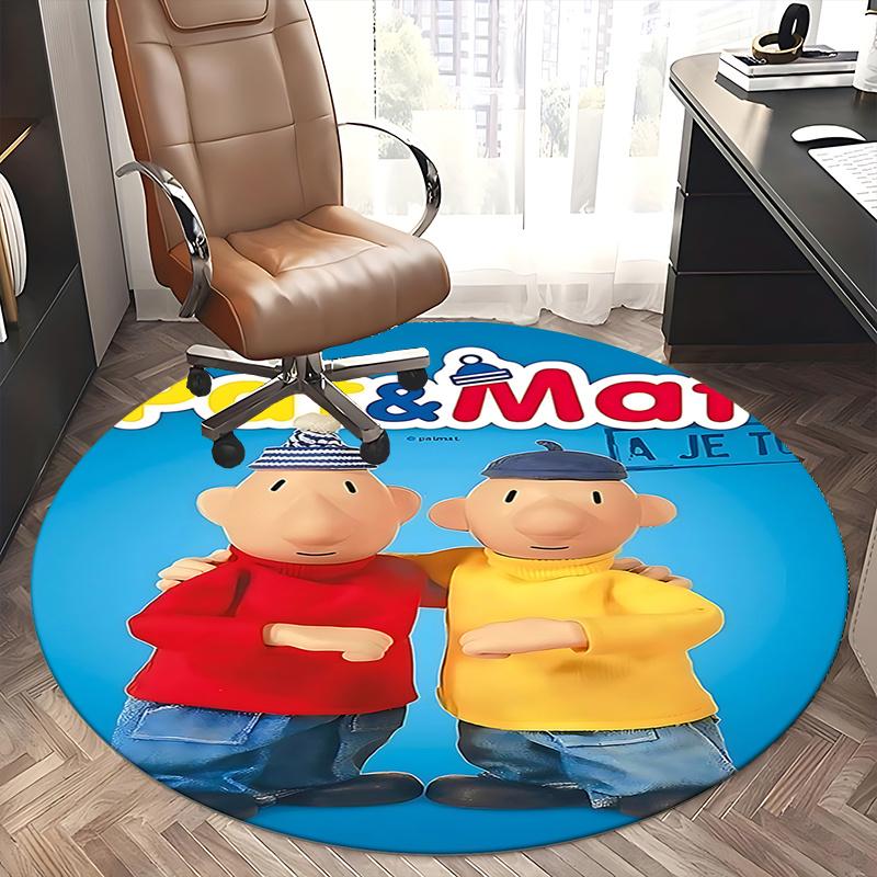 Tappeto per Sedia Pat & Mat - Tappeto Rotondo per Arredo Casa, Uso Ufficio, Camera da Letto
