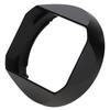 Haoge Metal Square Bayonet Lens Hood for Fujinon XF 18mm R LM WR Lens with Metal Front Cap F1.4
