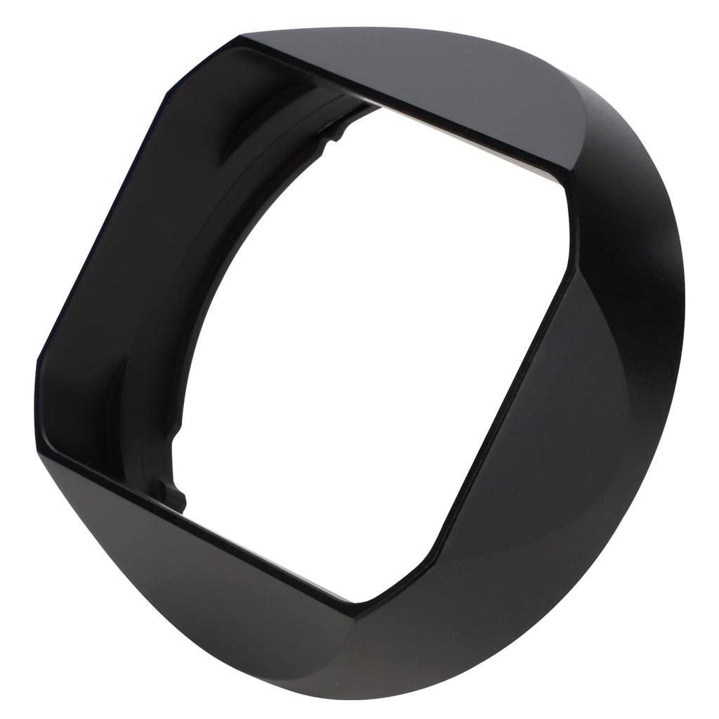 Haoge Metal Square Bayonet Lens Hood for Fujinon XF 18mm R LM WR Lens with Metal Front Cap F1.4