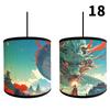 Japanese Style Lamp Shade Bamboo Art Light Cover Bar Cafe Homestay Restaurant Decor Chandelier 30cm Home Bedside Wall Lamp Cover