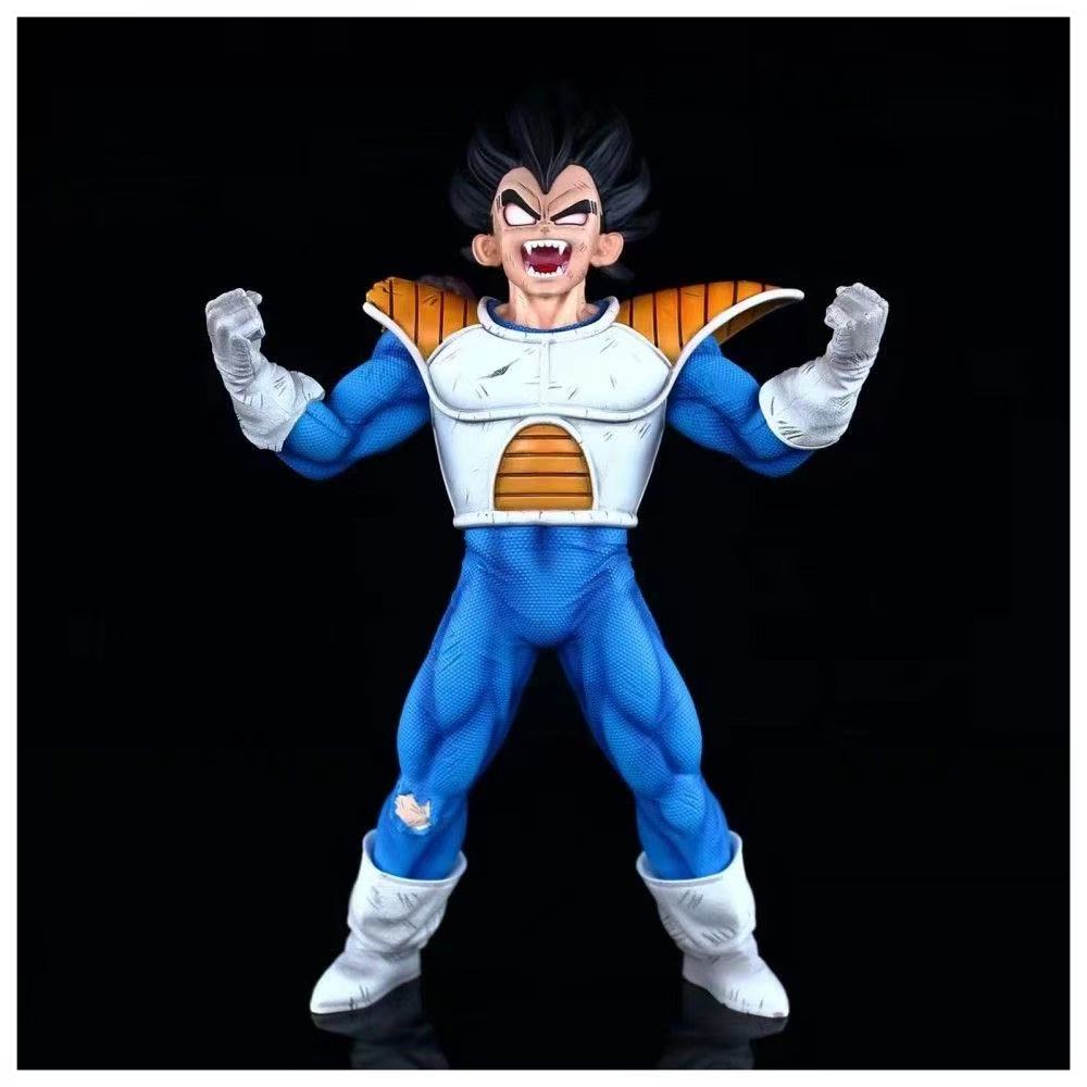 Dragon Ball Hell Vegeta Light Sphere Vegeta Teleportation Sitting Pearl Battle Suit Figure Model GK