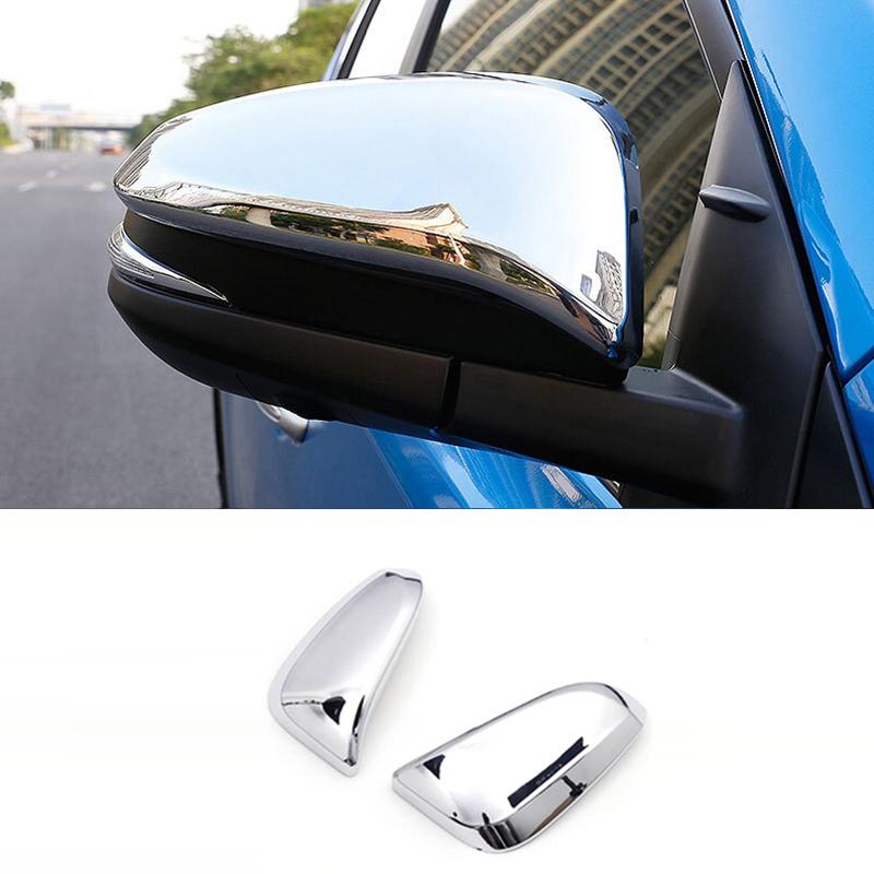 For Toyota Esquire 2019 Accessories ABS Chrome Car Rearview Mirror Decoration Strip Cover Trim Sticker Car Styling 2pcs