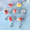 1pc Health Care Retractable Badge Reel Clips for Nurse Doctor Hospital Medical Workers Kawaii Business Card Holder Accessories