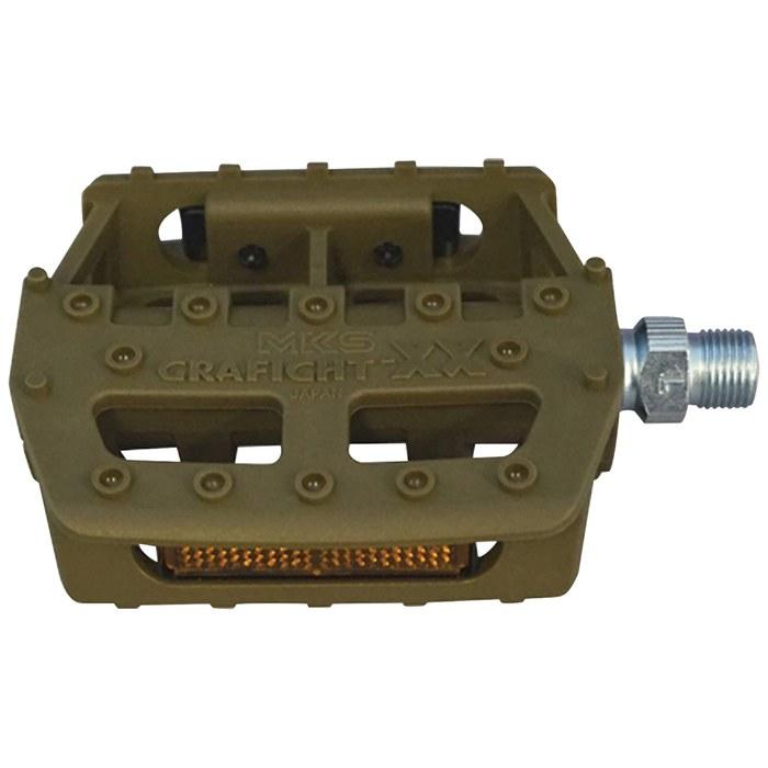MKS GRAFIGHT-XX Pedal, 9/16" Spindle, Khaki