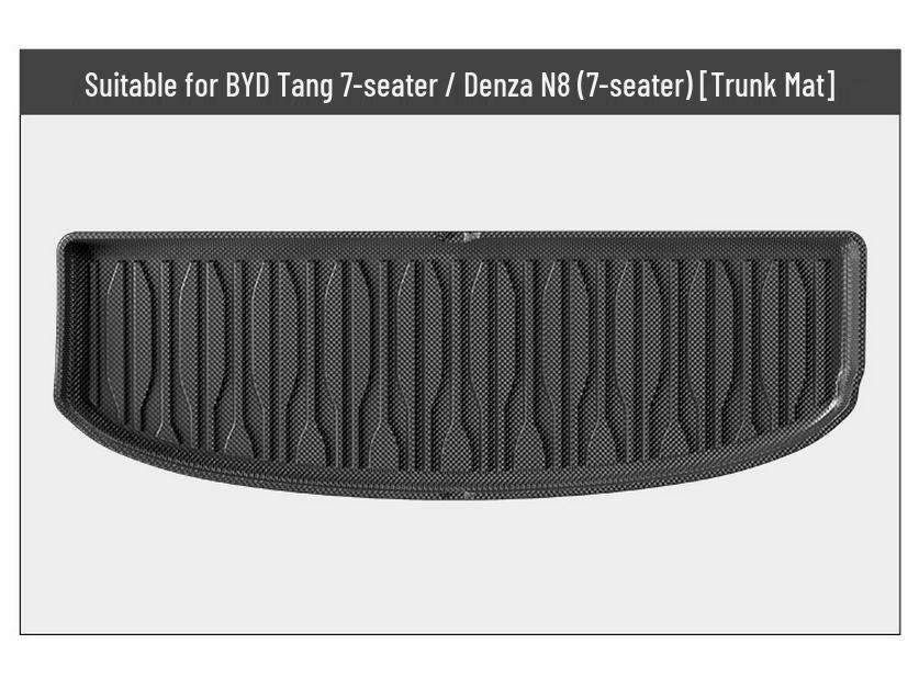 All-Weather TPE Trunk Mat for 2022-2024 BYD Tang Tengshi N8
