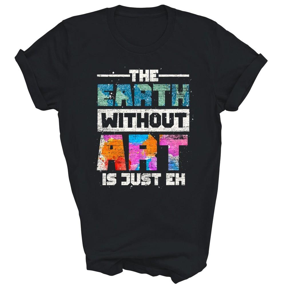 

Раскрашивать Землю без искусства — это просто эх. Художественная унисекс футболка в подарок 3XL
