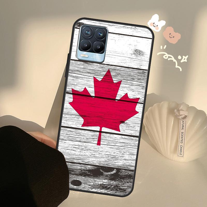Canada Canadian Flag For Realme 8 9 Pro Plus GT Neo 2 GT Master 9i 8i Phone Case For OnePlus 9 10 Pro 9R Nord2