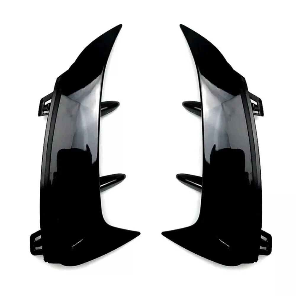 

For Mercedes A-Class W177 A200 2x Rear Bumper Spoiler Canard Air Side Vent Hatchback Rear Bumper Trim Lip Spoiler чорний