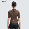ROCKBROS Damen Schnelltrocknendes Radtrikot Kurzarm Atmungsaktiv Fahrradshirt Rennrad Frühling Sommer