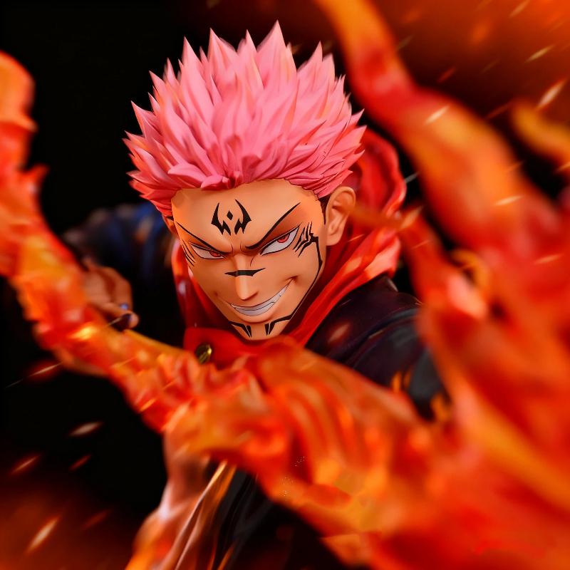 ג'וג'וטסו קאיסן 30 ס"מ מהדורת אקסטרים סוקונה דמויות פעולה יוג'י איטאדורי צעצוע אנימה דגם GK פסל מוגמר צבוע PVC מתנות לבנים