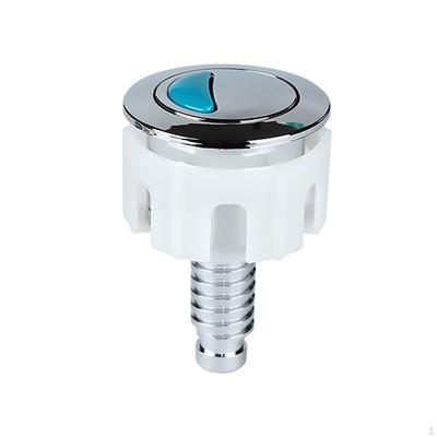 Flush Button Toilet Push Button,Duable Round Water Tank Replacement Parts for Bathroom