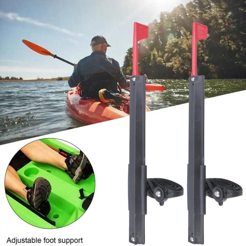 Canoes Foot Peg Footbrace Kayaks Canoes Adjustable Foot Brace Canoes Kayaks Footrest Boats Marine Accessories Enduring
