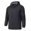 Heren Winddicht en Waterdicht Lichtgewicht Jas Outdoor Sporten Effen Kleur Jas met Capuchon