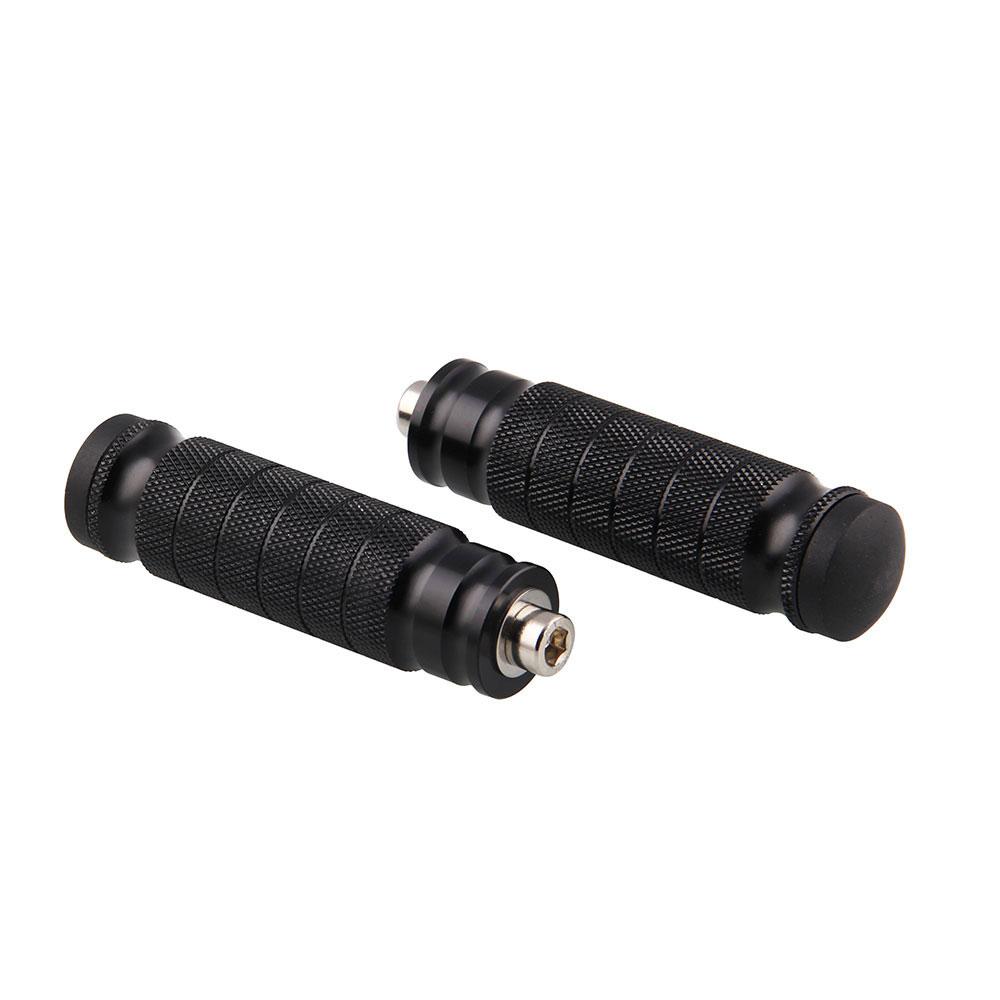 1 Pair Motorcycle Rear Passenger Footrests Aluminum Alloy Non-slip Footpegs Foot Rest Pegs Pedals Modified Parts