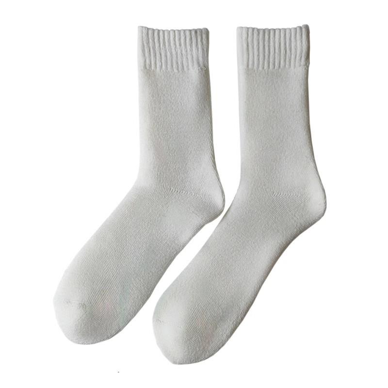 Men's and Women's Extra Thick Wool Winter Socks - Fleece-lined, Cold-resistant, Terry Warm Cotton, Fluffy.