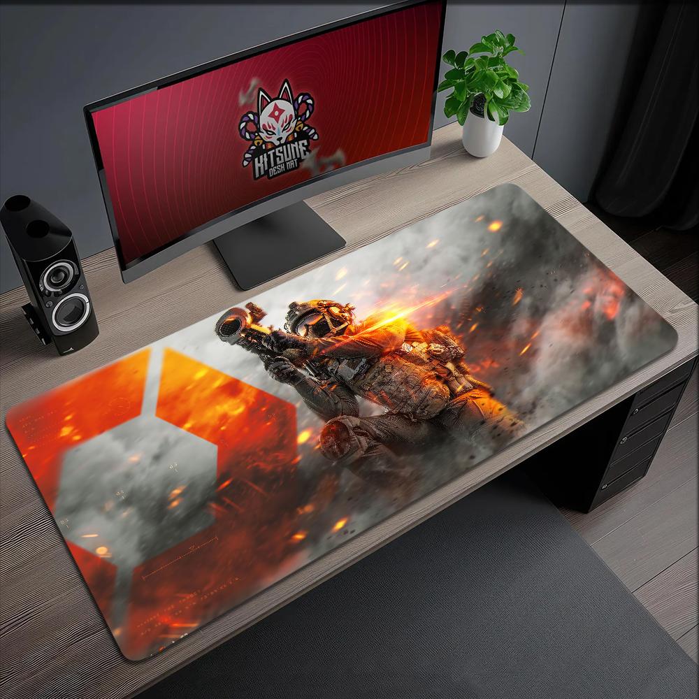 Tappetino Mouse Tattico Soldato B-Battlefield 6 Antiscivolo Spesso Grande Bordo Cucito per Scrittura Ufficio Studente Gaming Cuscino MousePad