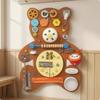 Wooden Wall Busy Board Cognitive Play Animal-Themed Learning